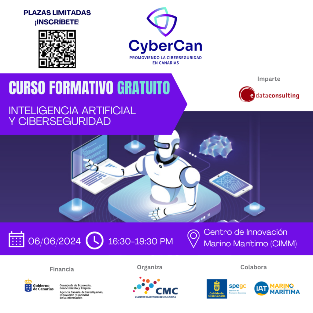 El Clúster Marítimo de Canarias Presenta el Último Curso del Proyecto Cybercan: 'Inteligencia Artificial y Ciberseguridad'