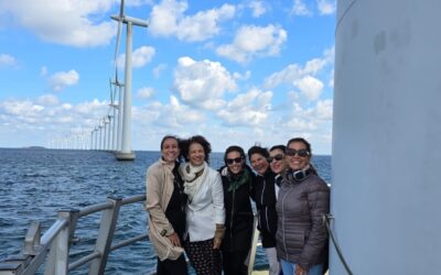 El CMC visita el parque eólico marino Middelgrunden