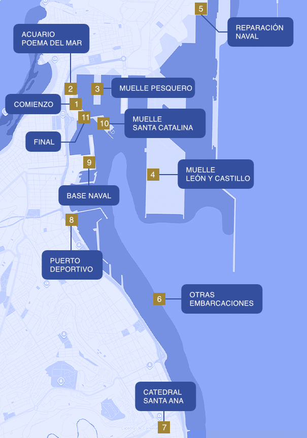 Mapa Clúster marítimo