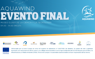 Evento Final y lanzamiento de 2ª encuesta – Proyecto AquaWind