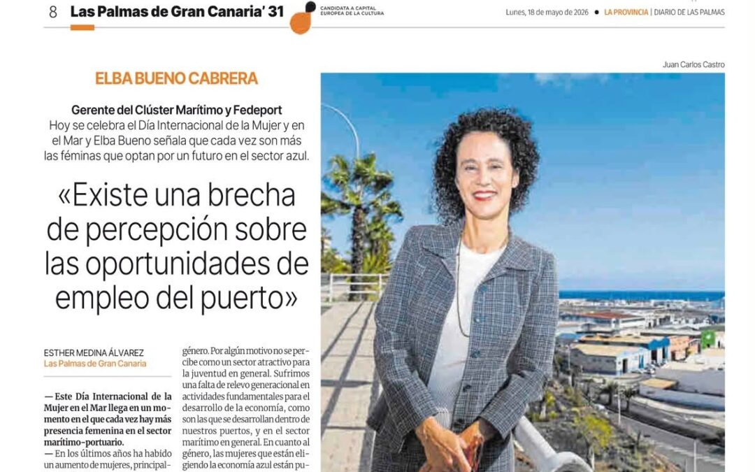 Elba Bueno Cabrera: «Existe una brecha de percepción sobre las oportunidades de empleo del Puerto»