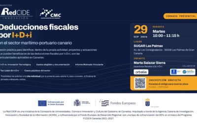 El CMC y la RED CIDE organizan una jornada sobre deducciones fiscales por I+D+i en el sector marítimo-portuario